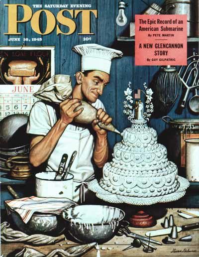 Icing the Wedding Cake from June 16, 1945