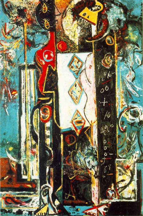 Male and Female by Jackson Pollock, 1942 The Saturday Evening Post