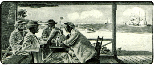 The original illustration by Anton Otto Fischer as it appeared in the Post.