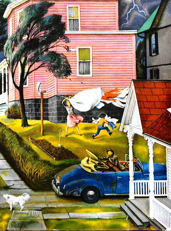 "Spring Storm Moving In," by John Falter; 1952