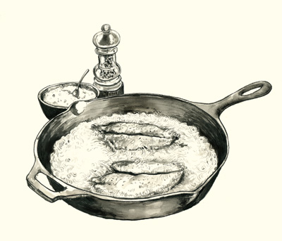 Fried Fish<br />Illustrated by Niff Nicholls