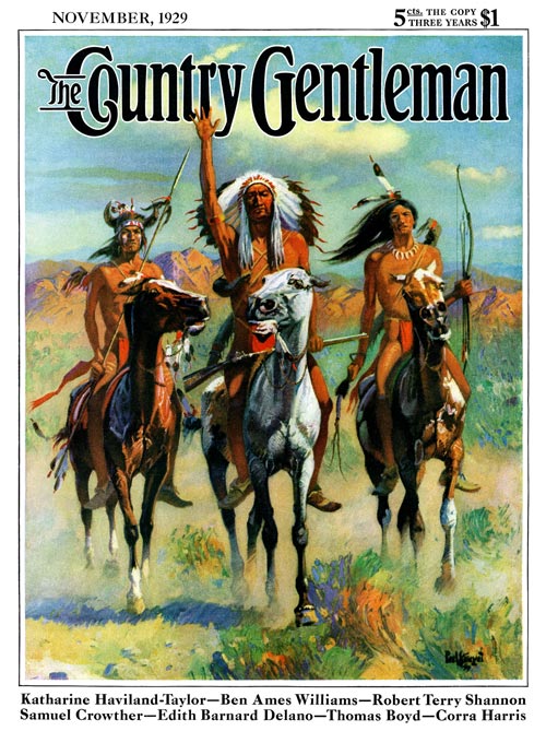 Indians on Horseback by Paul Strayer