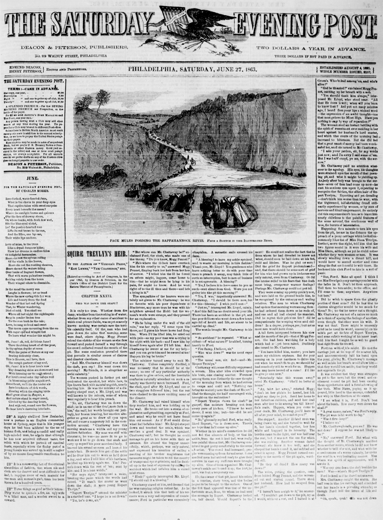 The Saturday Evening Post, June 27, 1863