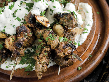 Greek-Style Lamb Kebabs