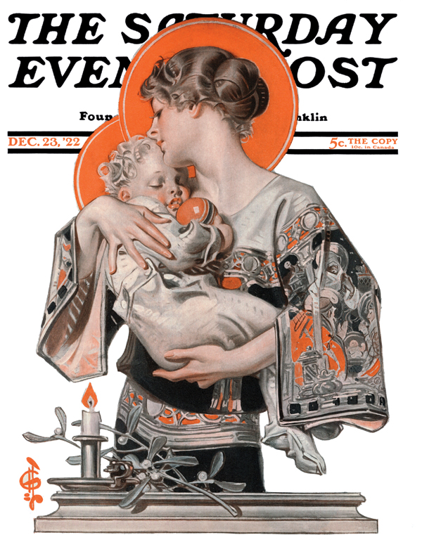 Modern Madonna and Child, December 23, 1922, J.C. Leyendecker