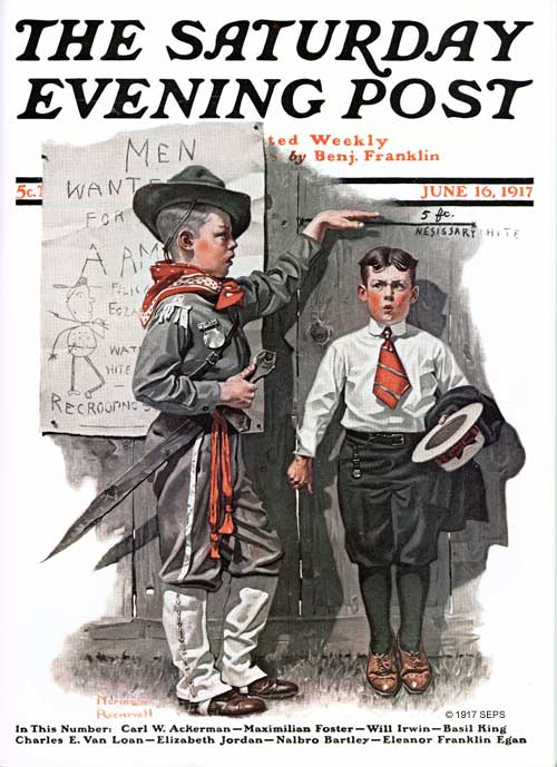 Necessary Height by Norman Rockwell