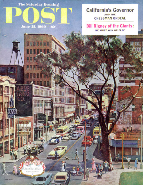 Peachtree Street by John Falter