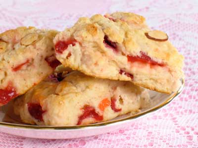 Cherry Almond Scones