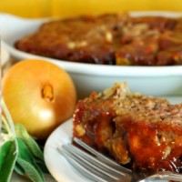 Turkey meatloaf.