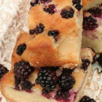 Black and Blue Berry Cake
