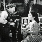 Liz Taylor and Mickey Rooney in National Velvet