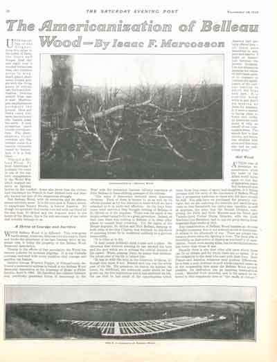 photo_the_americanization_of_belleau_wood The Americanization of Belleau Wood<br />by Isaac F. Marcosson<br />November 14, 1925