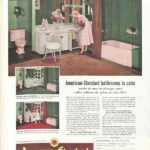 American-Standard bathroom ad in The Saturday Evening Post, 1954.