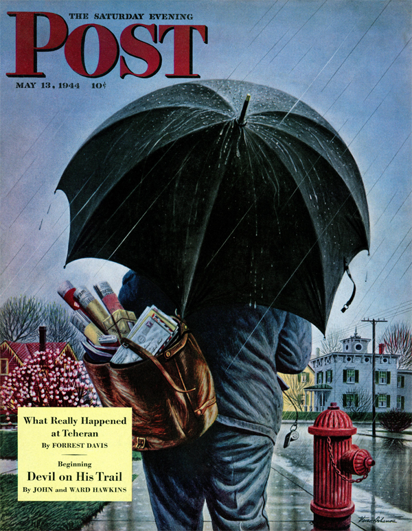 U.S. Postal Service Saturday Evening Post Cover
