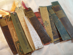 bookmark from book binding