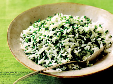 Rice with Fresh Herbs. Photo by Ben Fink © 2012.