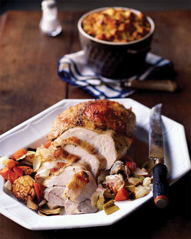 Curtis Stone's Roast Turkey Breast with Lemon and Sage Brown Butter ...