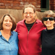 Roberta MacDonald (left), Abbey Duke (center), and Rita Markley