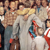 The Homecoming by Norman Rockwell