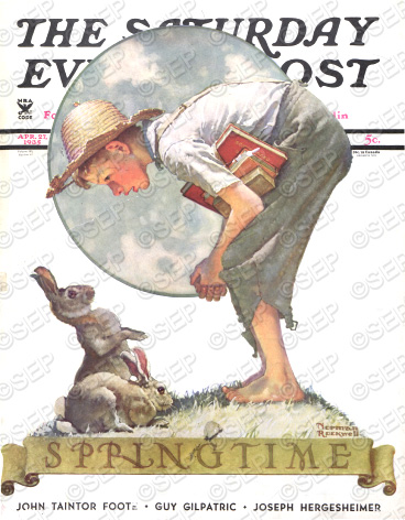 Saturday Evening Post Cover from April 27, 1935