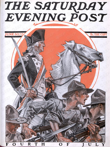 Satuday Evening Post Cover, June 30, 1917