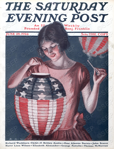 Saturday Evening Post Cover from June 28, 1924