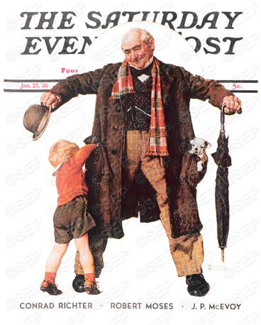 “The Gift” Norman Rockwell January 25, 1936