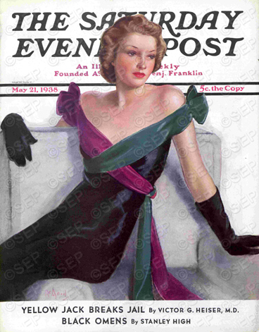 Saturday Evening Post Cover May 21, 1938