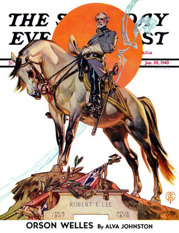 Robert E. Lee on Traveler J.C. Leyendecker January 20, 1940