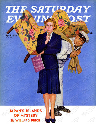 Saturday Evening Post Cover April 25, 1942