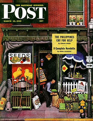 Saturday Evening Post Cover from March 16, 1946
