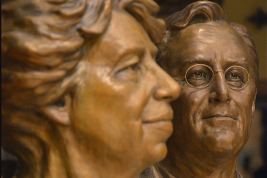 Sculptures of the Roosevelts