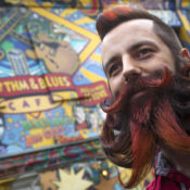 Man with elaborate beard