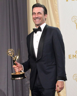 Jon Hamm at 2015 Emmys