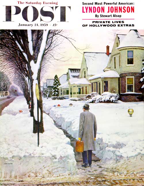 Snowy Ambush by John Falter