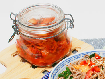 Soba Noodles with Kimchi