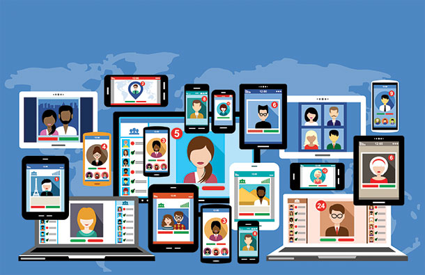 Social Networking Illustration