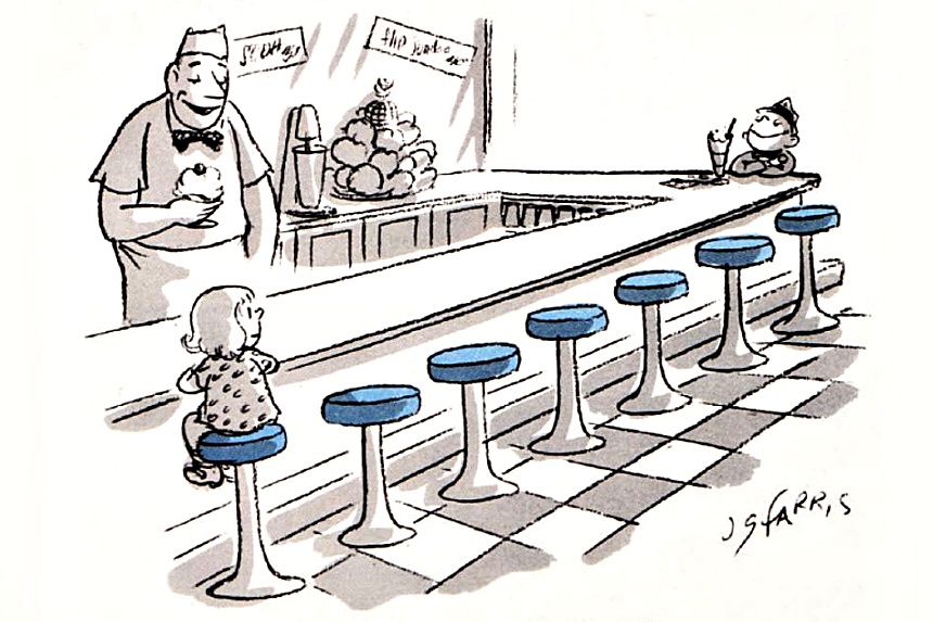 Cartoons: Soda Fountain Fun | The Saturday Evening Post Cartoons: Soda Fountain Fun | The Saturday Evening Post