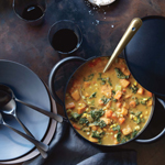Terry Walters's Sweet Potato, Corn, and Kale Chowder