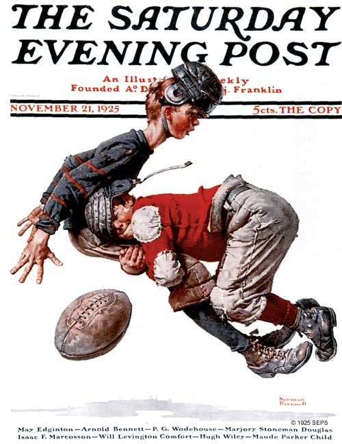 Tackled by Norman Rockwell