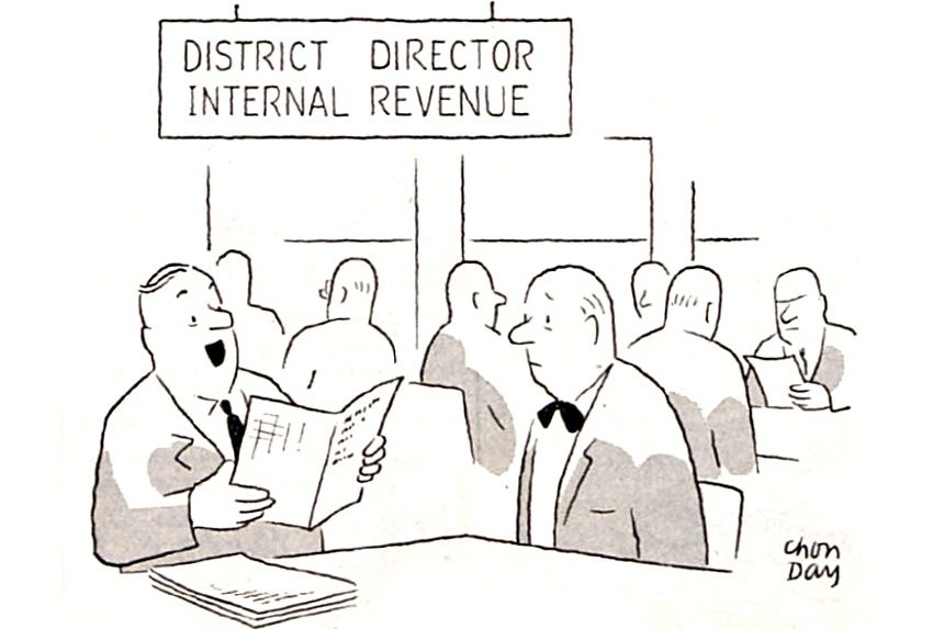 income tax return comics