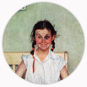 The Shiner by Norman Rockwell
