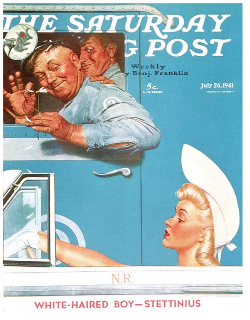 "The Flirts" by Norman Rockwell