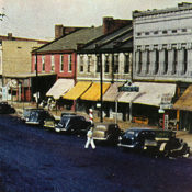 Main street of old Shawneetown.