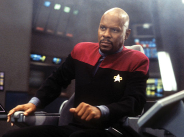 Avery Brooks as Captain Sisko in Star Trek: Deep Space Nine.