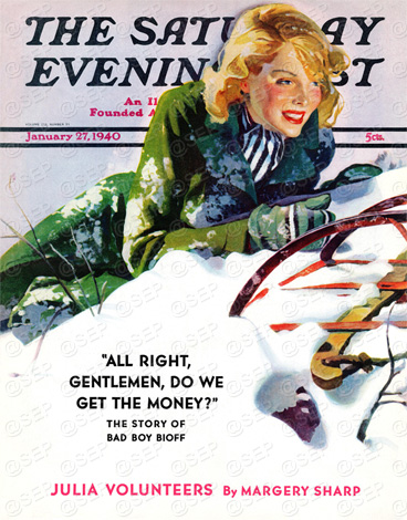 Saturday Evening Post Cover from January 27, 1940