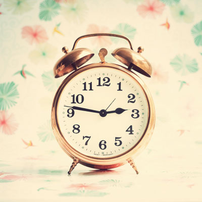 vintage alarm clock